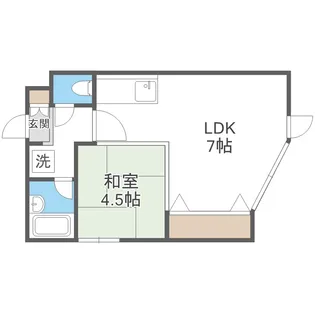 ティアラTripleOneDEM【5階】の間取り