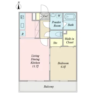 Raffine永福【2階】の間取り