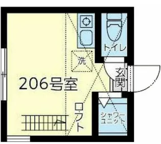 ユナイト石川町ジェフ・ベック【2階】の間取り