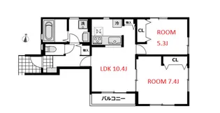 SPICA【1階】の間取り