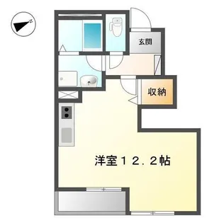 ヨーコーポ広【1階】の間取り