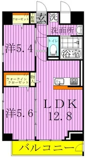 グランジュテ2【5階】の間取り