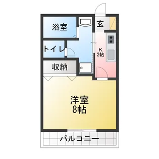 サン・friendsOKSII【1階】の間取り