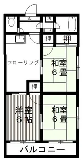 TIマンション【3階】の間取り
