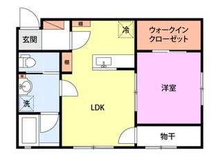 ミルズグランディール幸町B【2階】の間取り