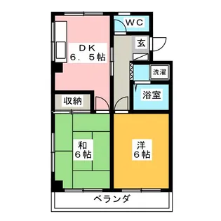 メゾン・フルール【2階】の間取り