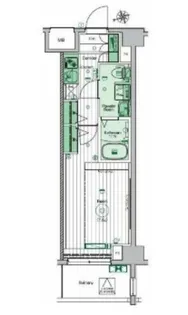 メイクスデザイン府中【5階】の間取り