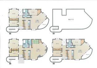 パークテラス谷中【2階】の間取り