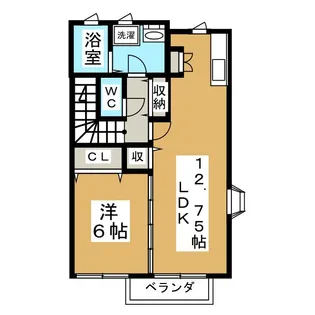 die Shene mond【2階】の間取り