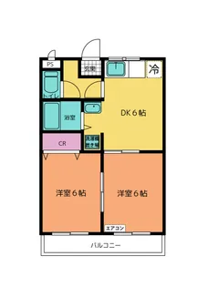 千代プレステージ【3階】の間取り