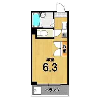 おうぎやマンション【4階】の間取り