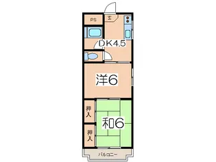 コ-ポグリ-ン【3階】の間取り