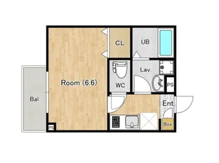 ジーメゾン大和イースト【2階】の間取り