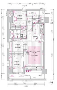 プレサンス ロジェ 京都御所西【2階】の間取り