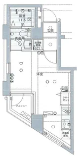 ベルグレードK【3階】の間取り