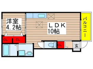 Primrose【1階】の間取り