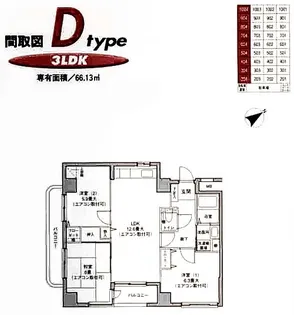 アネシス横浜【3階】の間取り