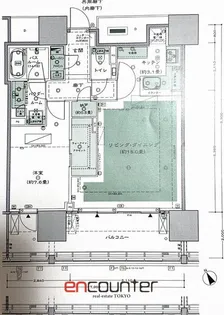グランドヒルズ恵比寿【12階】の間取り