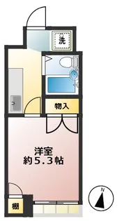 ピースハイム【2階】の間取り