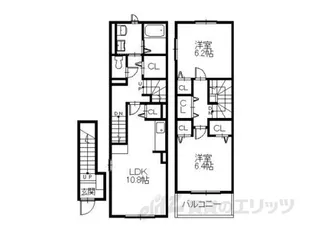 ラビットレジデンス【2階】の間取り