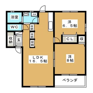 ガーデンホームズ【2階】の間取り