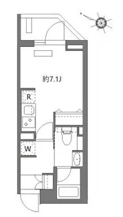 アゼスト阪東橋II【5階】の間取り