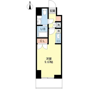 グリーン御徒町【7階】の間取り