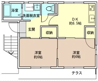 グリーンヒル【1階】の間取り