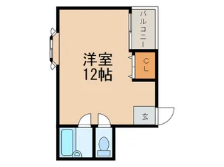 メゾンド服部豊【2階】の間取り