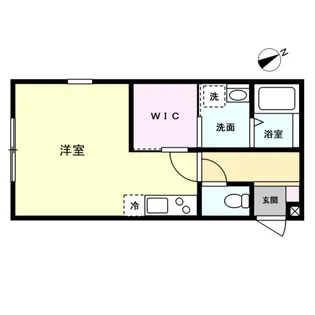 CHENAS LIN II【1階】の間取り