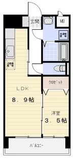 シンフォニー半田【5階】の間取り