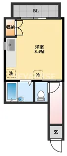 ルネス・ヨコタ【5階】の間取り