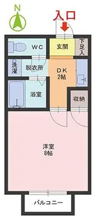 アネックス3&3【2階】の間取り