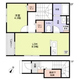 MALULANI【2階】の間取り