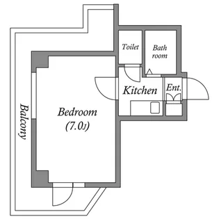 ドミール堺筋本町【5階】の間取り