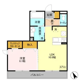 LA PORTE 12Q4【1階】の間取り