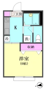 メゾンベール MJ【2階】の間取り