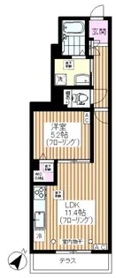 【旭化成ヘーベルメゾン】栄メゾン【1階】の間取り