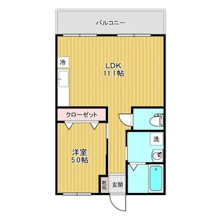 パークフロント小禄【3階】の間取り