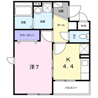フォルシュ【2階】の間取り