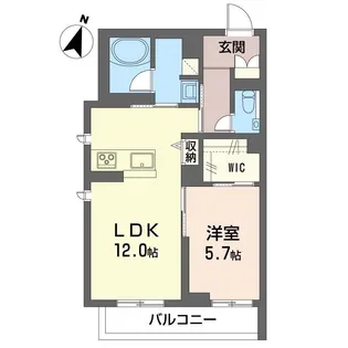 ロワール【1階】の間取り