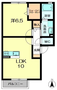 エスペランサ木津【2階】の間取り