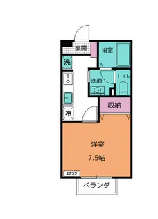 ボナールカンベ A【1階】の間取り