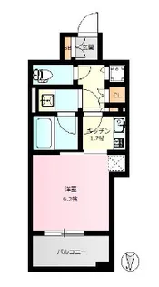プライア渋谷【16階】の間取り