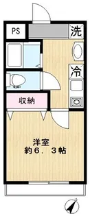 ロイヤルハイツ【2階】の間取り