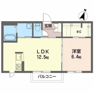クラヴィエ南町【1階】の間取り