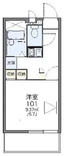 レオパレスECHO【2階】の間取り