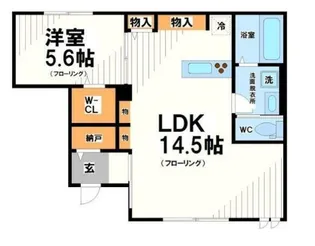 エルシオン狛江【1階】の間取り