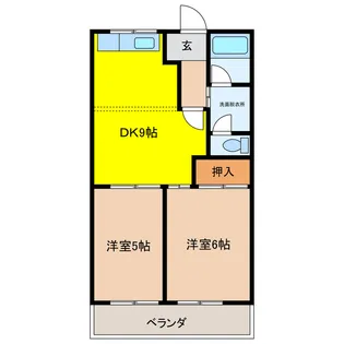 コミュニティタウン50【1階】の間取り