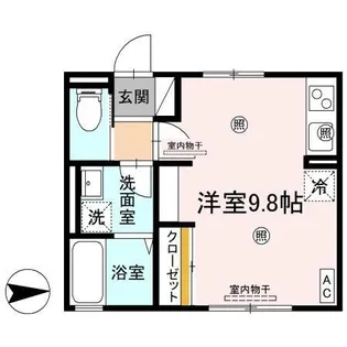 ボンヌエトワール【1階】の間取り